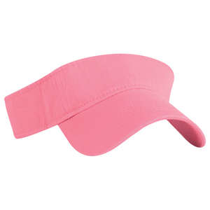 Washed Cotton Twill Visor Pink