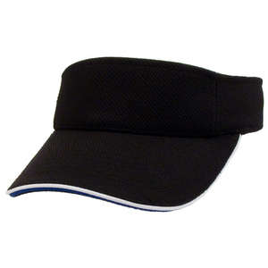 Cool Mesh Double Sandwich Visor Black/White/Blue, Royal