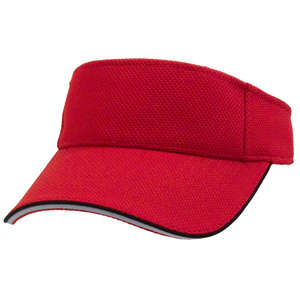 Cool Mesh Double Sandwich Visor Red/Black/White