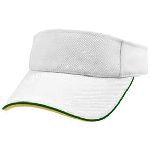 Cool Mesh Double Sandwich Visor White/Green/Yellow