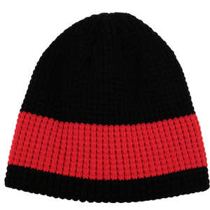 Big Bear Eco Beanie with Stripe Black/Red