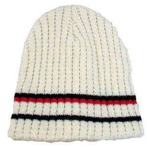 Aspen Beanie Ivory/Black/Red
