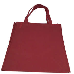 Non Woven Recycle Bag Burgundy