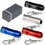 Custom Flashlight Keychains - Micro 3 LED Torch/Key Holder