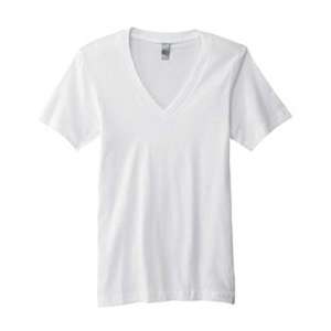 Canvas Unisex 4.2 oz Deep V-Neck T-Shirt - Dark/All