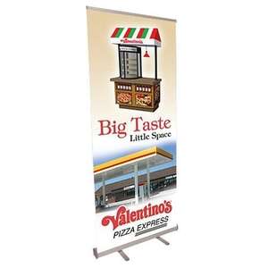 Custom Promotional Banner with Retractable Stand