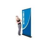 Logo Banners, Mats & Signs - Orient Single-Sided Retractable Banner with Stand