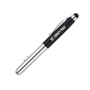 Custom Promotional 4 in 1 Ballpoint Pen/Laser Pointer/Light/Stylus