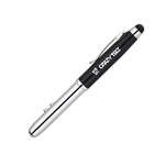 Custom Stylus Pens - 4 in 1 Ballpoint Pen/Laser Pointer/Light/Stylus
