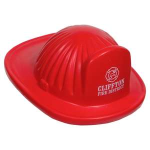 Custom Promotional Fire Helmet Stress Ball