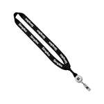Wholesale Lanyards - 3/4" Cotton Lanyard with Retractable Badge Reel