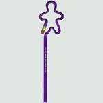 Promotional Pencils - Gingerbread Man Shaped Pencil