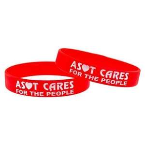 Custom Promotional Custom Awareness Bracelet - Screen Printed