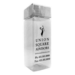 Custom Promotional 30 oz. Square Tritan Plastic Water Bottle