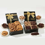 Imprinted Nuts - The Chairman Gift Box - Cashews, Pistachios, CC Almonds and CC Mini Pretzels