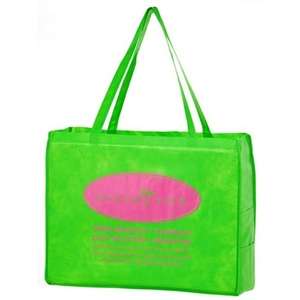 Y2K Tote with Side Pockets Green, Lime