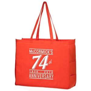 Y2K Tote with Side Pockets Red
