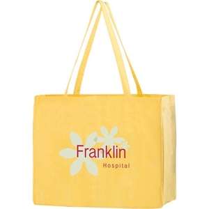 Y2K Tote with Side Pockets Yellow