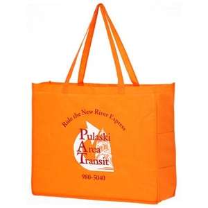 Y2K Tote with Side Pockets Orange