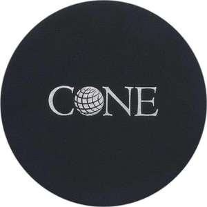 Round Cowhide Leather Coaster