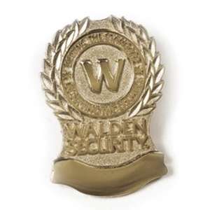 Die Struck Two-Tone Brass Lapel Pin - 1-1/2