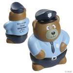 Imprinted Animal & Nature Stress Balls - Police Bear Stress Ball