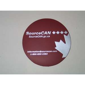 Round Leather Coaster - 3-3/4