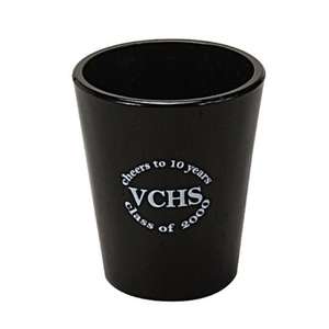 Custom Promotional Standard Black 1.5 oz. Shot Glass