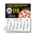 Imprinted Business Card Magnets - Add-A-Pad 12 Month Magnet Calendar