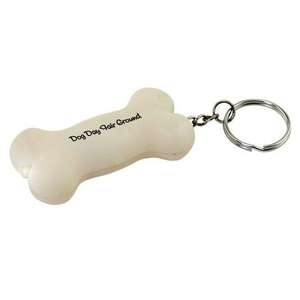 Custom Promotional Light Up Dog Bone Keytag