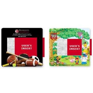 Custom Promotional Frame-It FLEX Window/Photo Mouse Pad - 8" x 9" x 1/8", Medium Duty