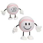 Personalized Stick Figure Stress Balls - Baseball Figure Stress Ball