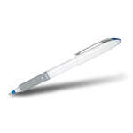 Imprinted Writing Instruments - Uni-Ball Roller Grip Fine Roller Ball Pen - White