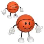 Customized Stick Figure Stress Balls - Basketball Figure Stress Ball