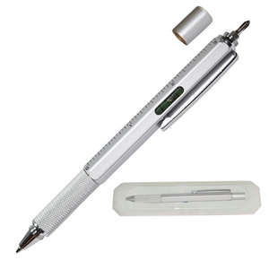 Custom Promotional Pen with Mini Screw Drivers, Leveler, and Ruler