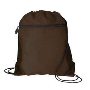 Mesh Pocket Drawcord Chocolate
