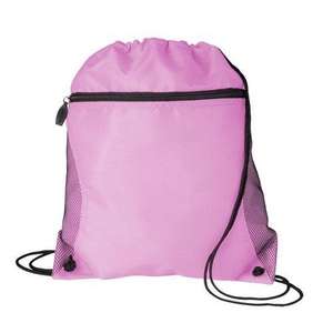 Mesh Pocket Drawcord Pink
