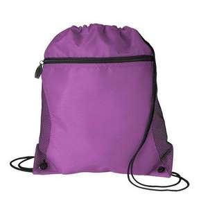 Mesh Pocket Drawcord Purple