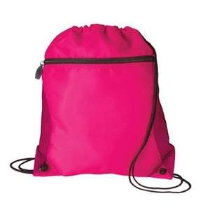 Mesh Pocket Drawcord Pink, Neon