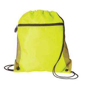 Mesh Pocket Drawcord Yellow, Neon