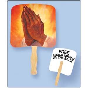 Praying Hands Religious Fan