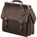 Promotional Bags - Kenneth Cole Colombian Leather Dowel Compu-Messenger Bag