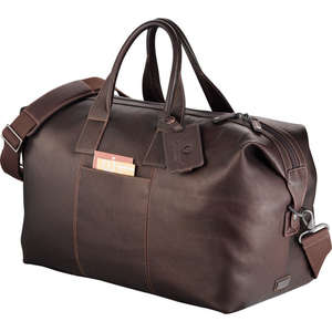 Custom Promotional Kenneth Cole Colombian Leather Weekender Duffel