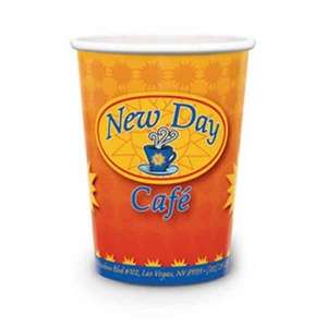 Full Color Wrap Hot Paper Cup - 9 oz