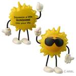 Promotional Animal & Nature Stress Balls - Cool Sun Figure Stress Ball