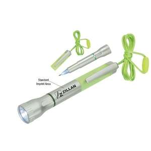Flashlight With Light-Up Pen 
