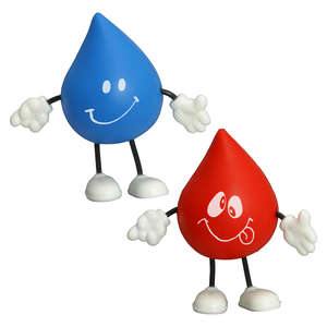 Custom Promotional Droplet Figure Stress Ball