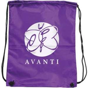 Olympian Nylon Drawstring Backpack - Full Color 