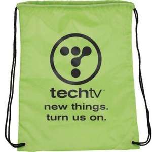 Olympian Nylon Drawstring Backpack - Full Color 