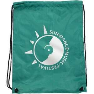Olympian Nylon Drawstring Backpack - Full Color 